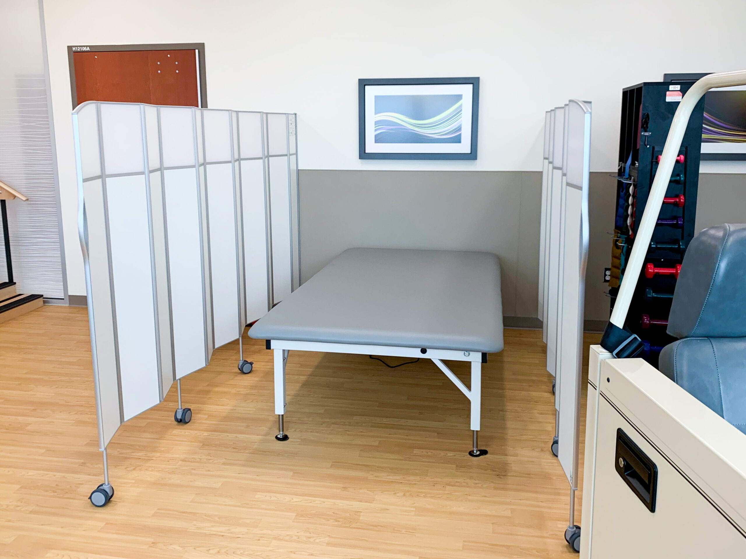 Physical Therapy Silentia privacy screens WI 1